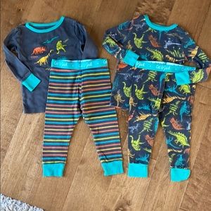 Cat & Jack 2T dinosaur pajama 2 pairs